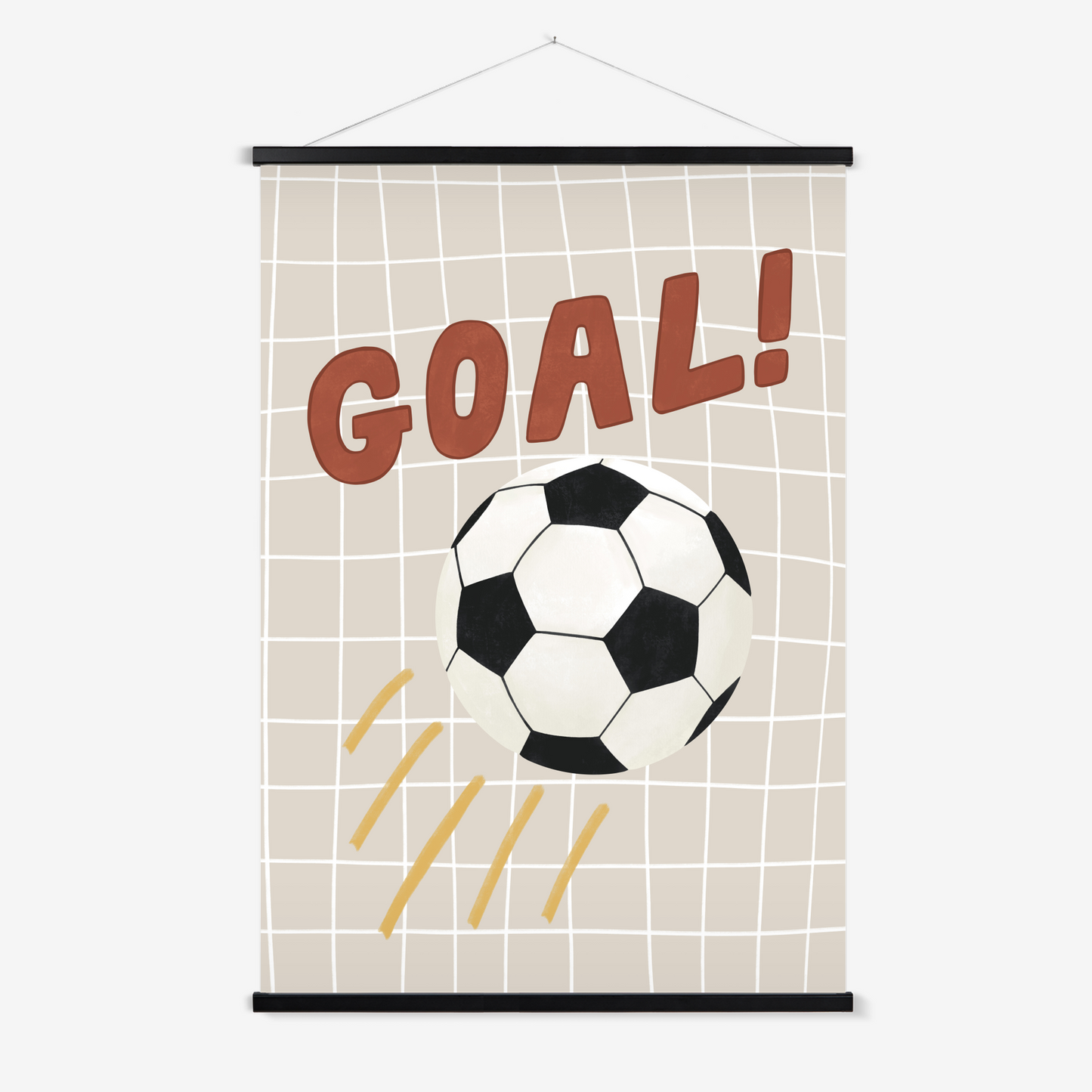 Goal in stone / Print with Hanger