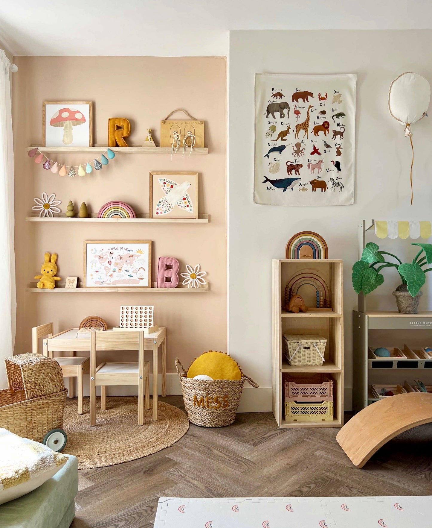 IMPERFECT SALE - Animal Alphabet Wall Hanging