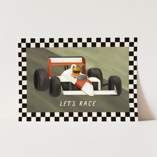 Let's Race / Fine Art Print