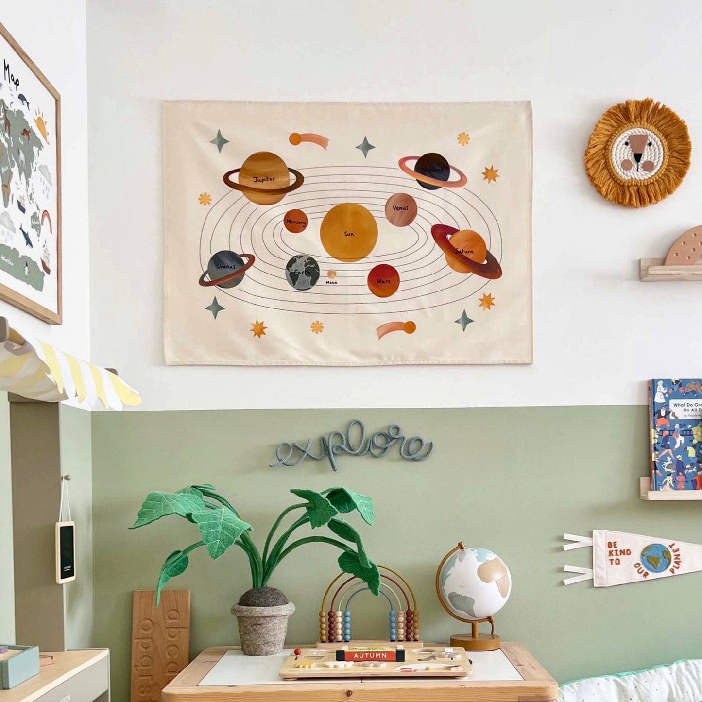 IMPERFECT SALE - Solar System Wall Hanging (Large)