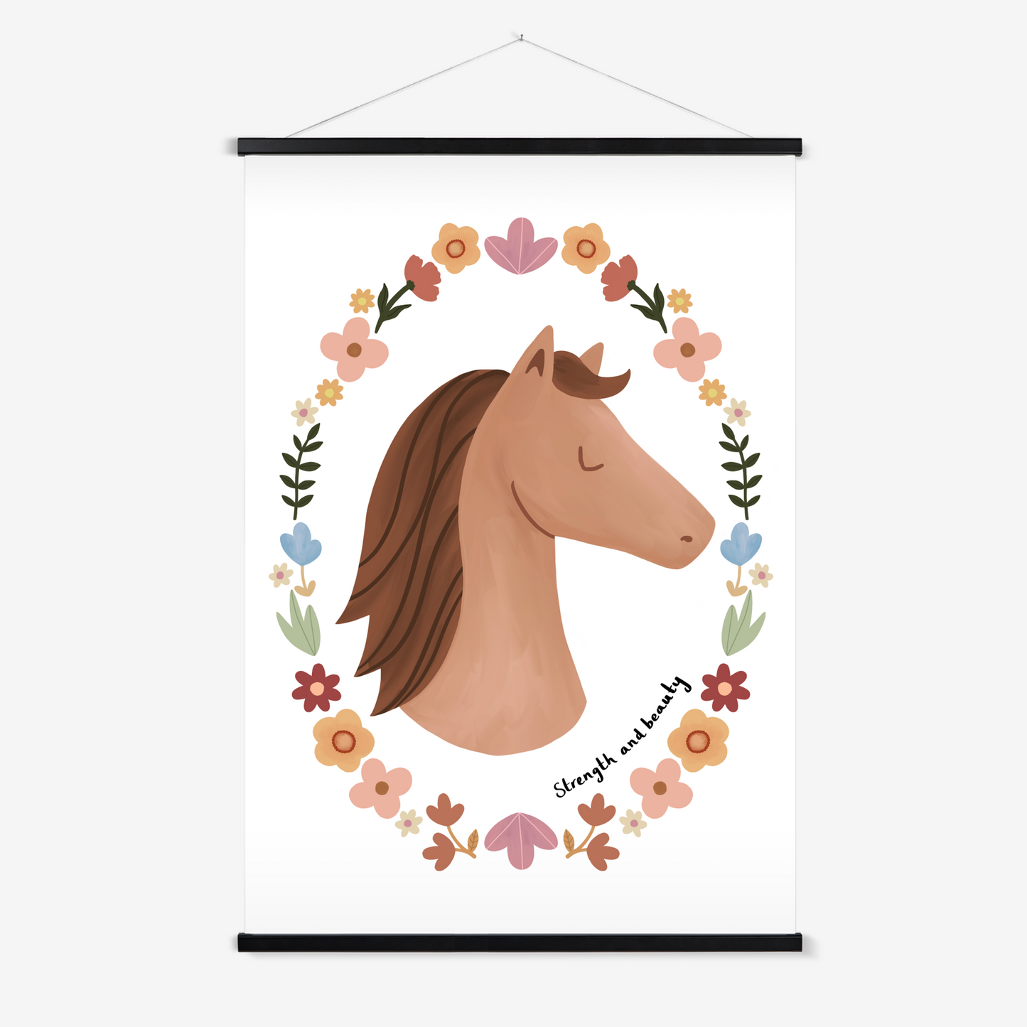 Strength and beauty / Print with Hanger