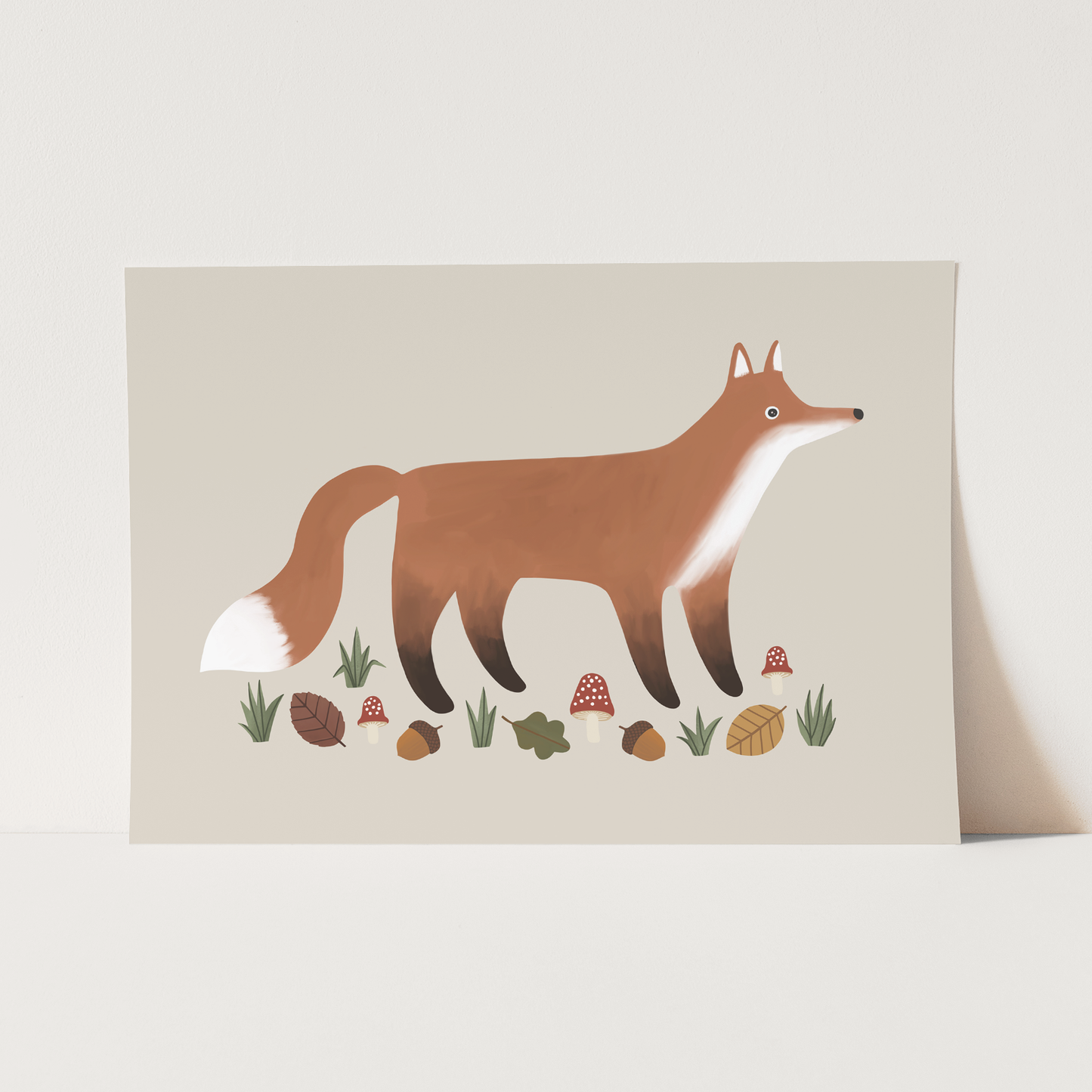 Fox in stone / Fine Art Print
