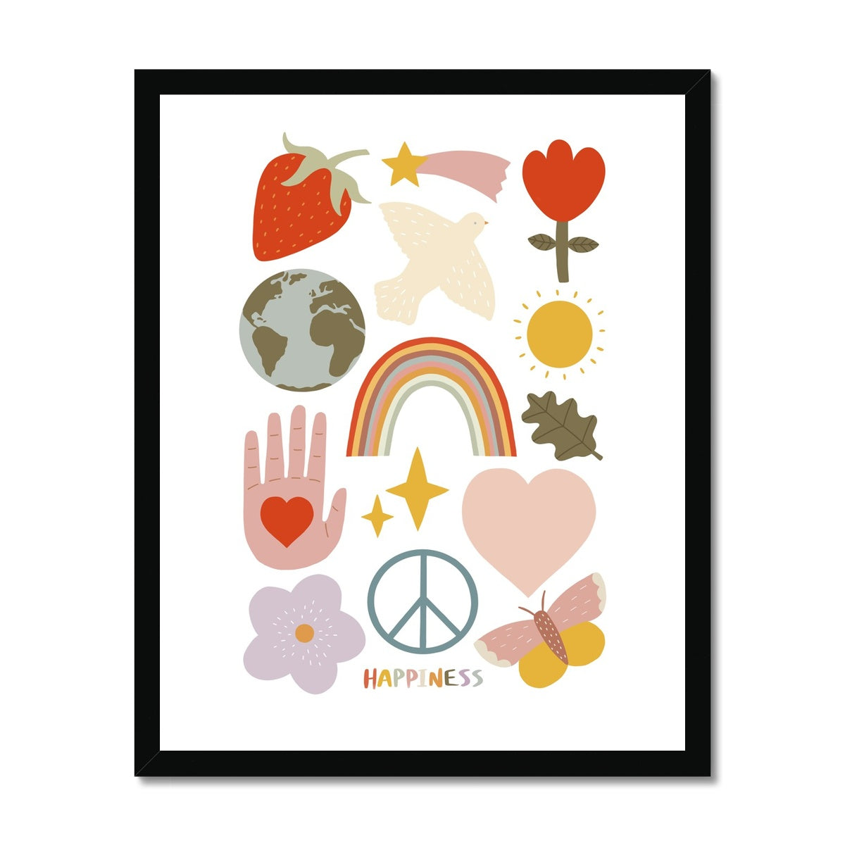 Happiness / Framed Print