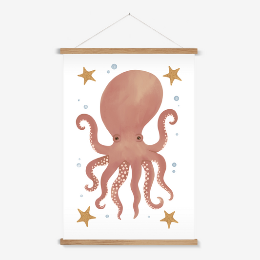 Octopus / Print with Hanger