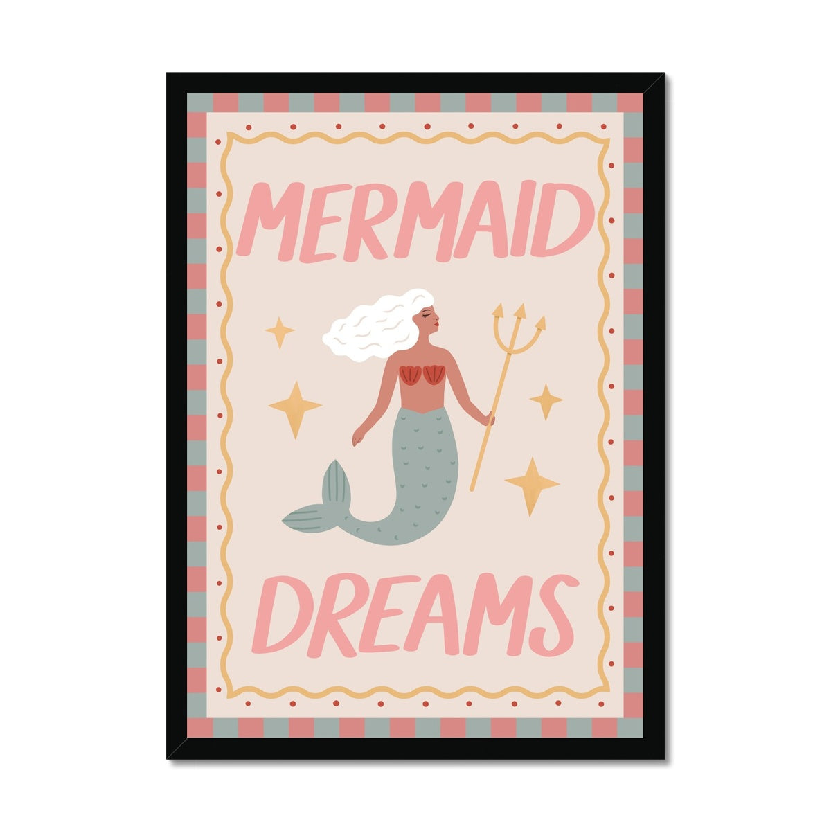 Mermaid Dreams / Framed Print