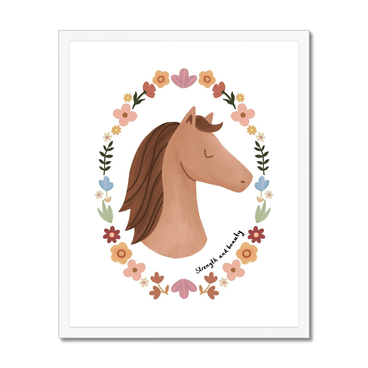 Strength and beauty / Framed Print