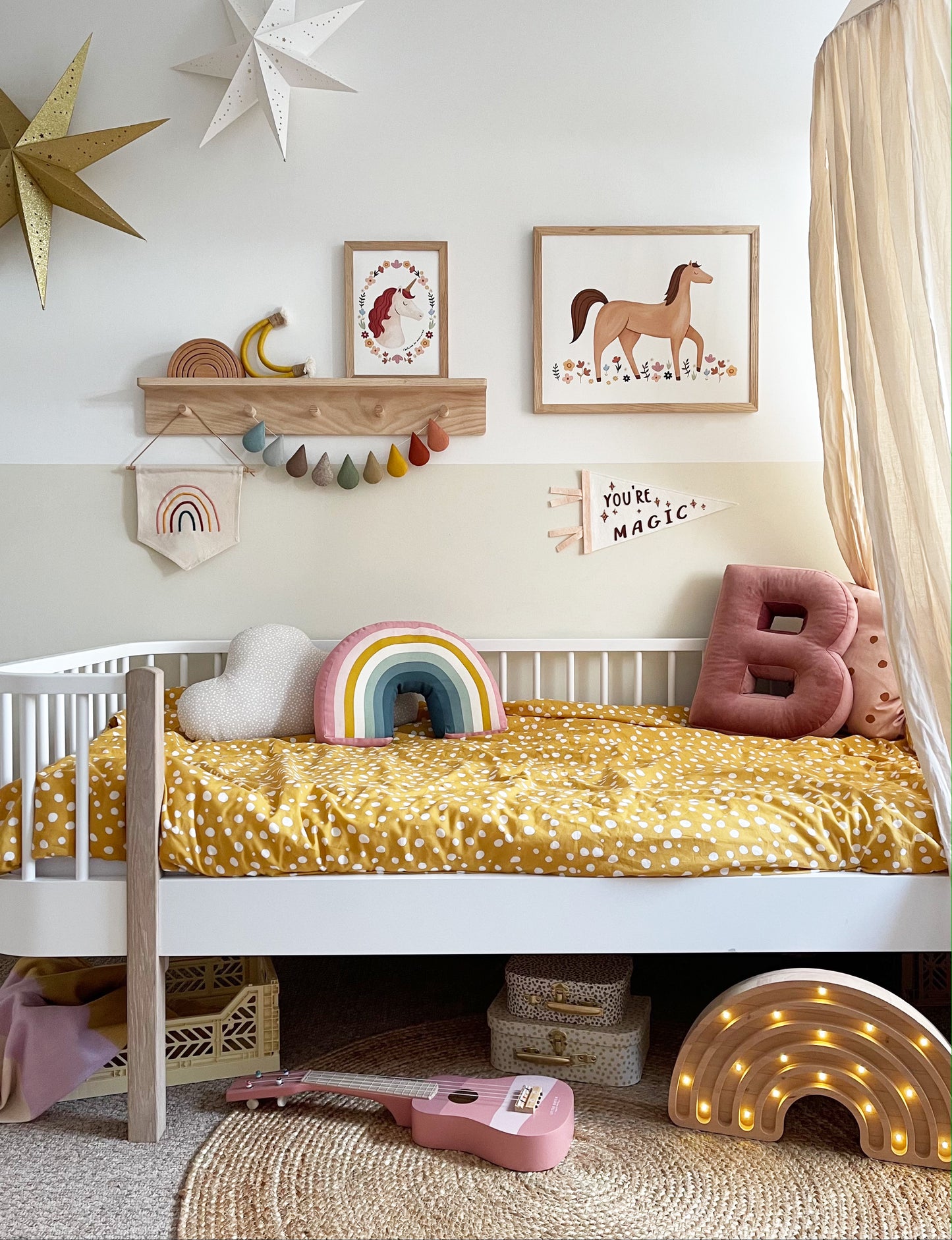 I believe in unicorns / Framed Print