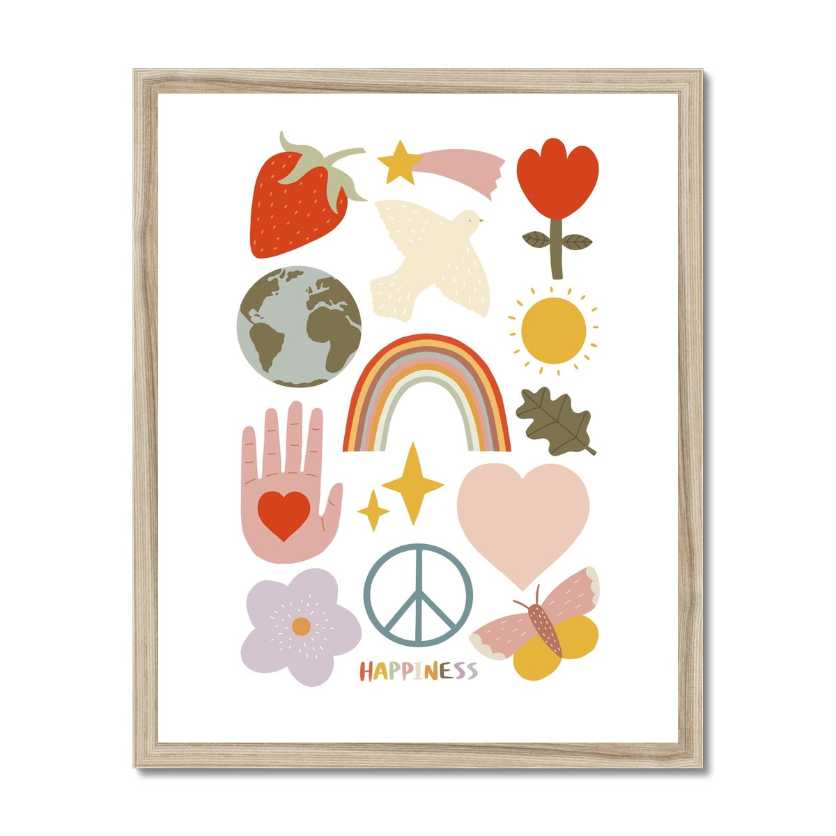 Happiness / Framed Print