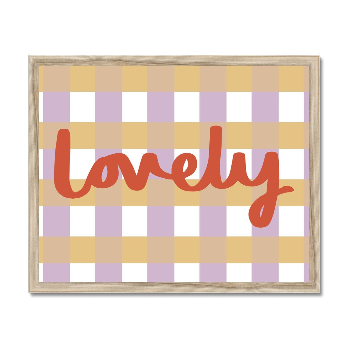 Lovely / Framed Print