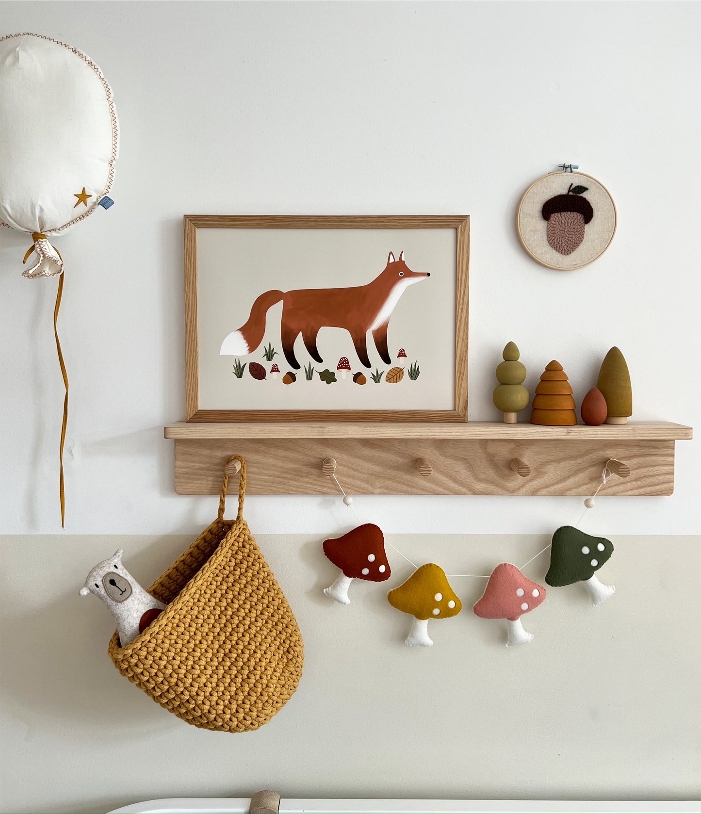 Fox in stone / Fine Art Print