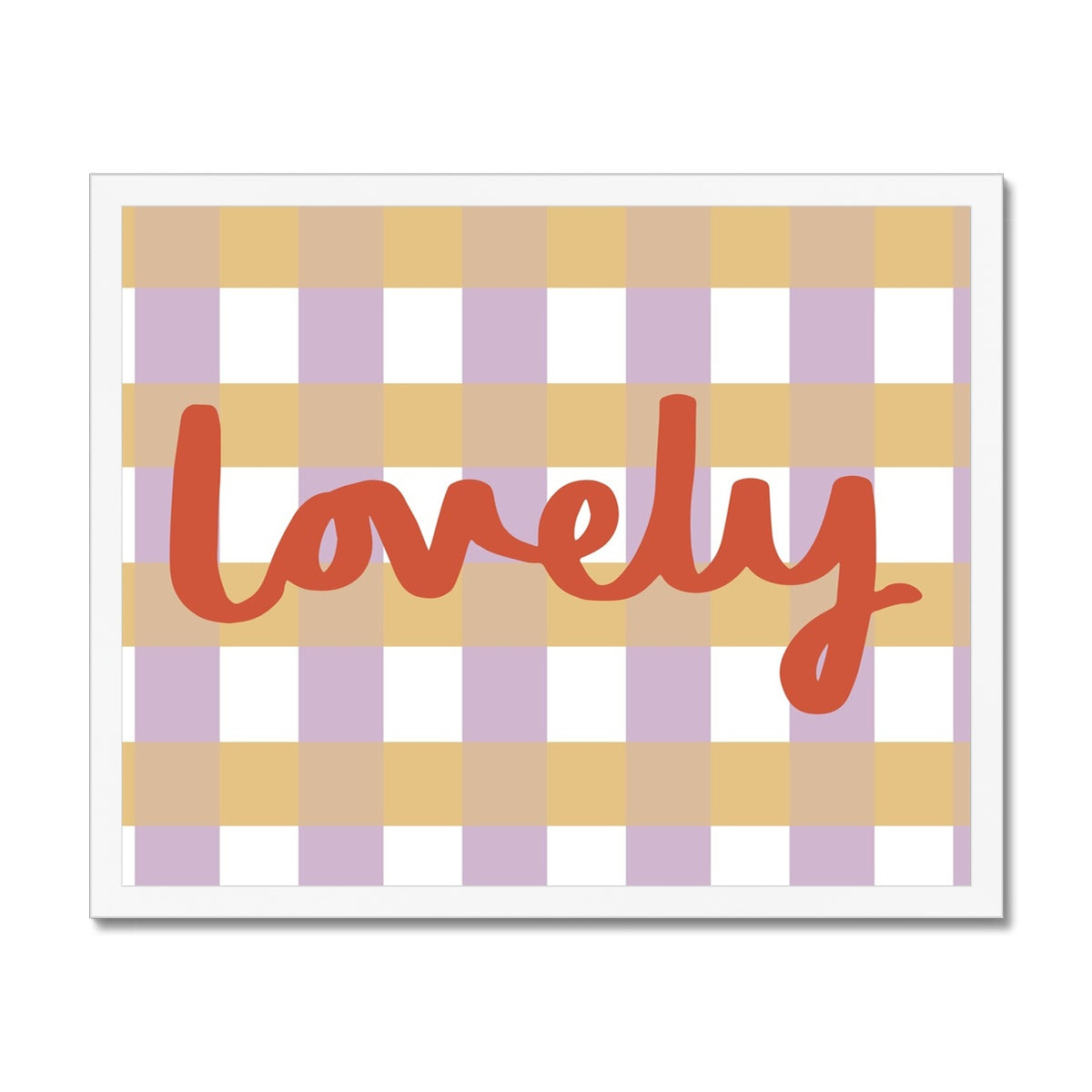Lovely / Framed Print