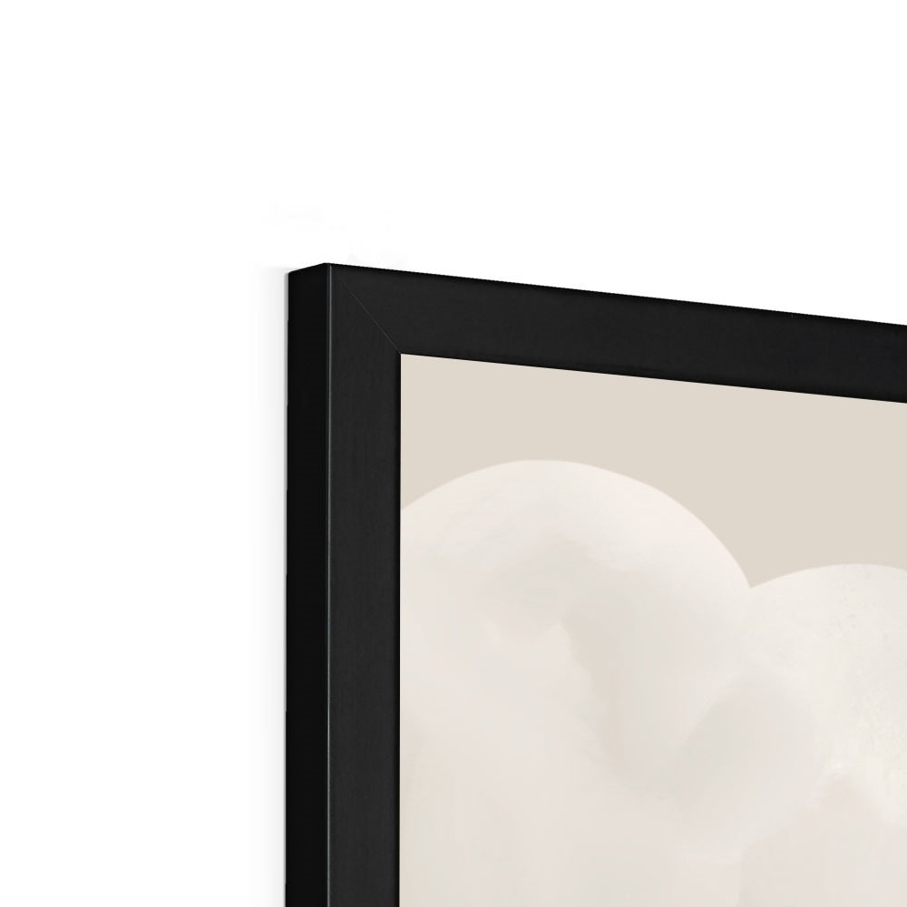 Pegasus in stone / Framed Print
