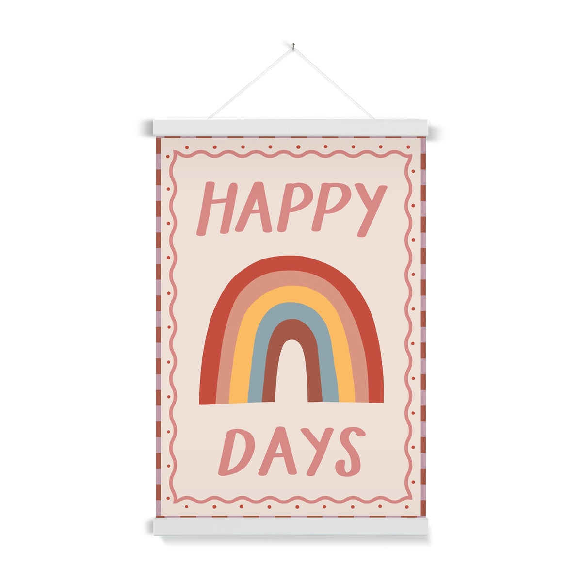Happy Days / Print with Hanger