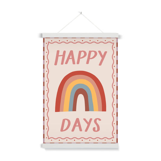 Happy Days / Print with Hanger