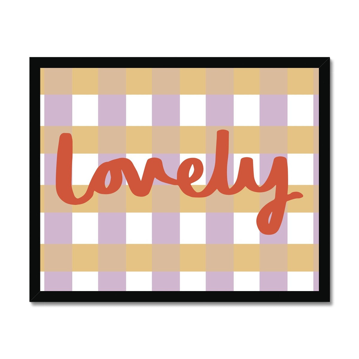 Lovely / Framed Print