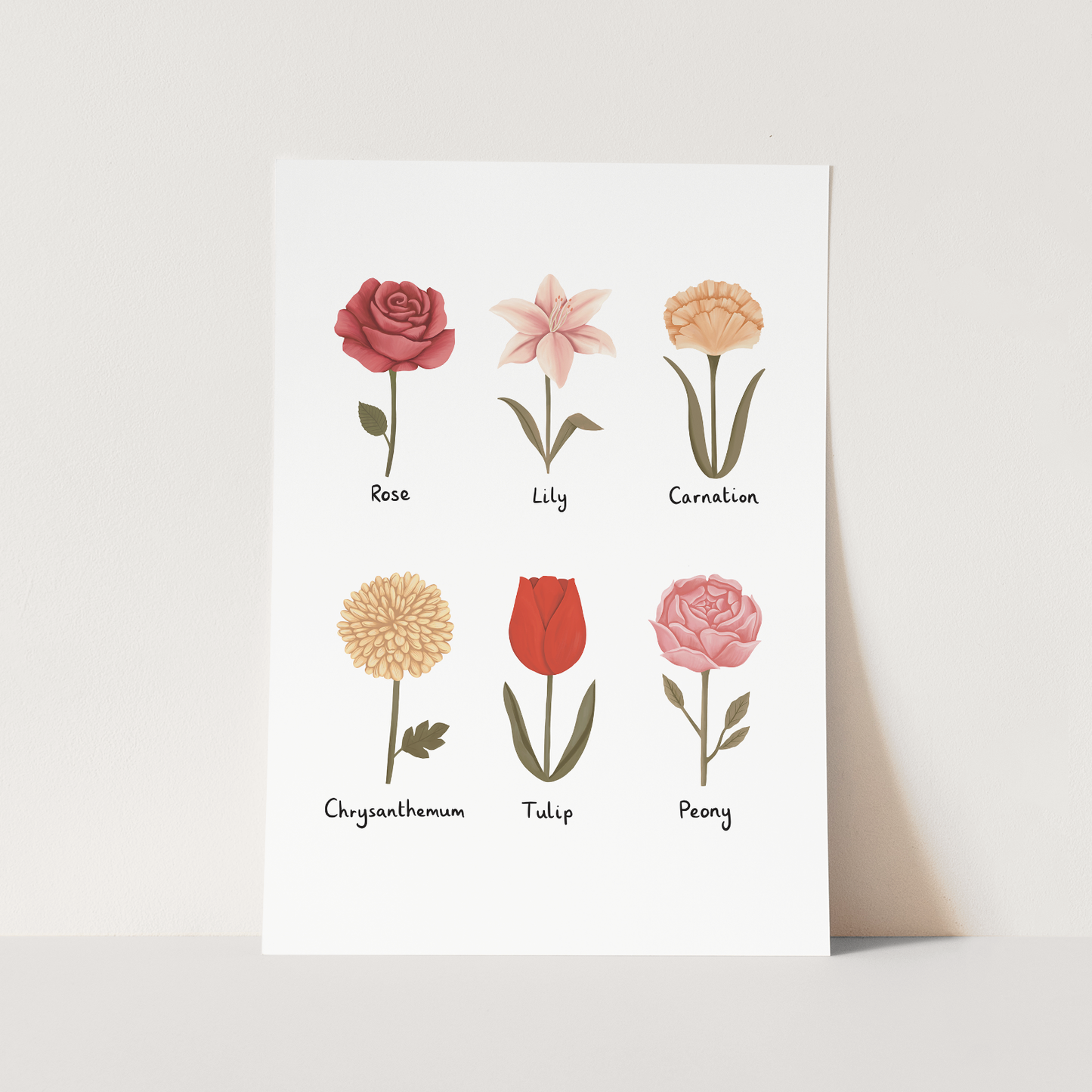 Flowers in white / Fine Art Print