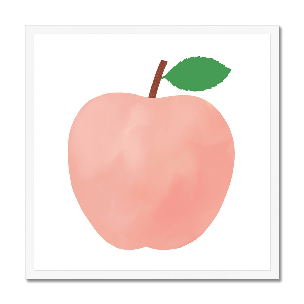 Pink Apple / Framed Print