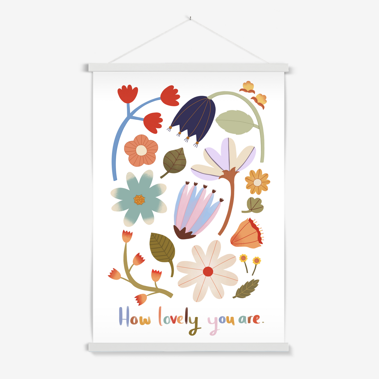 How lovely you are / Print with Hanger