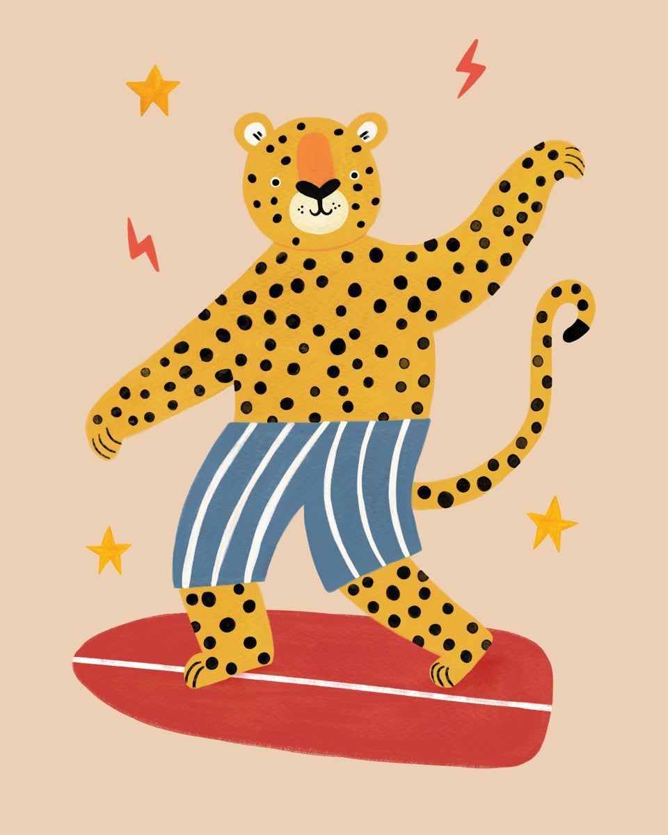 Surf's Up Leopard