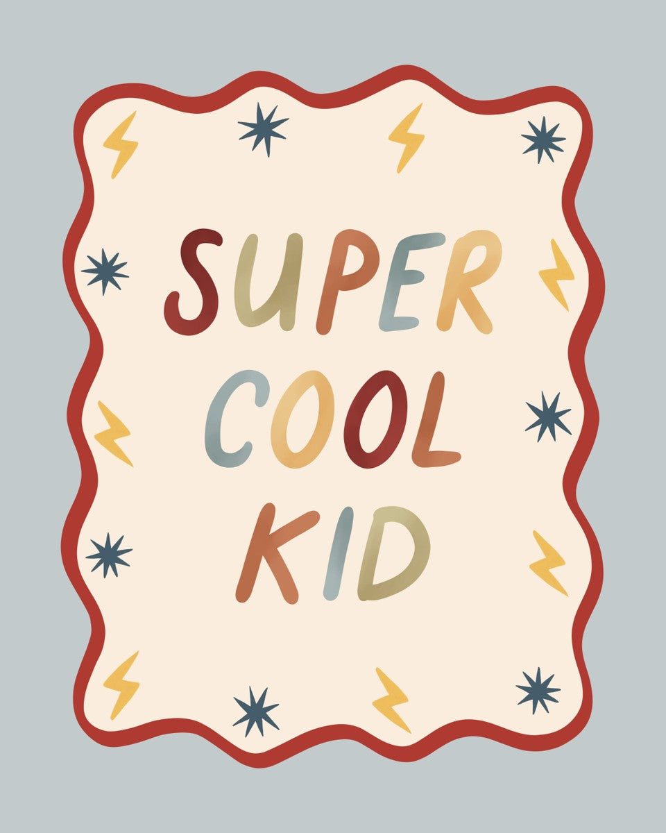 Super Cool Kid in blue