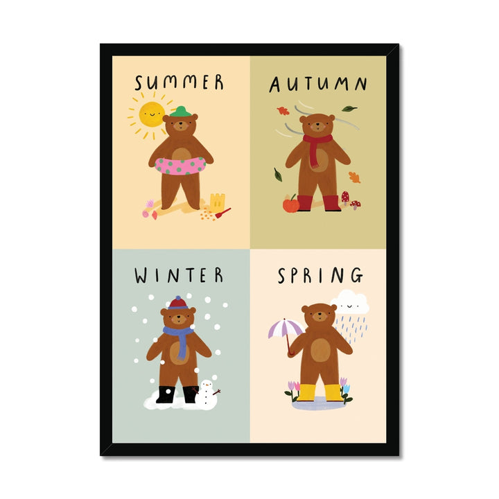 The Seasons / Framed Print