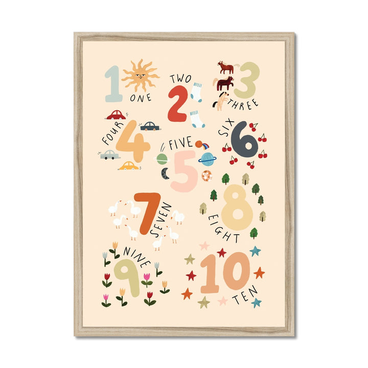 Counting / Framed Print