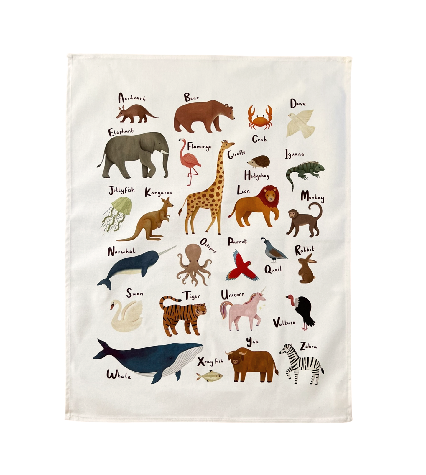 IMPERFECT SALE - Animal Alphabet Wall Hanging