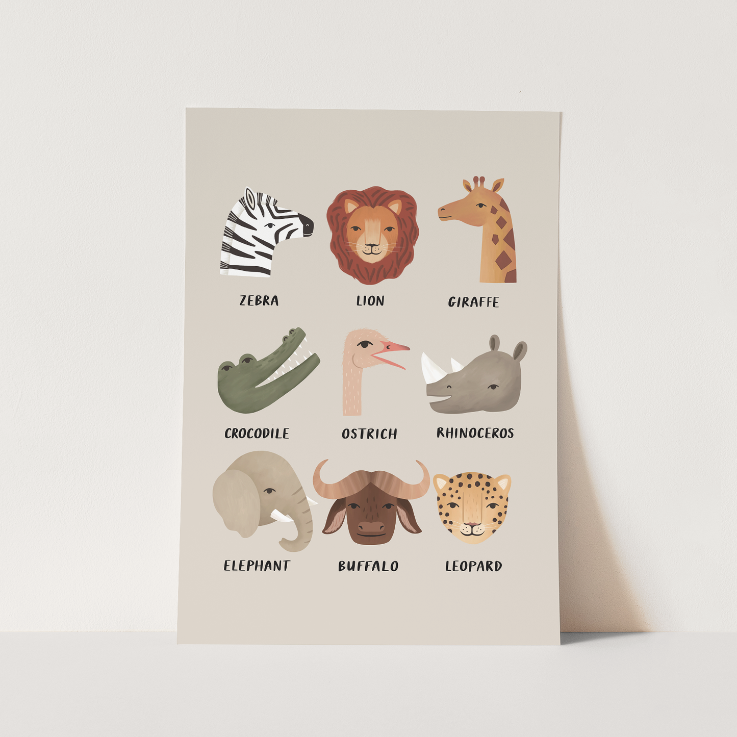 Animal Safari in stone / Fine Art Print