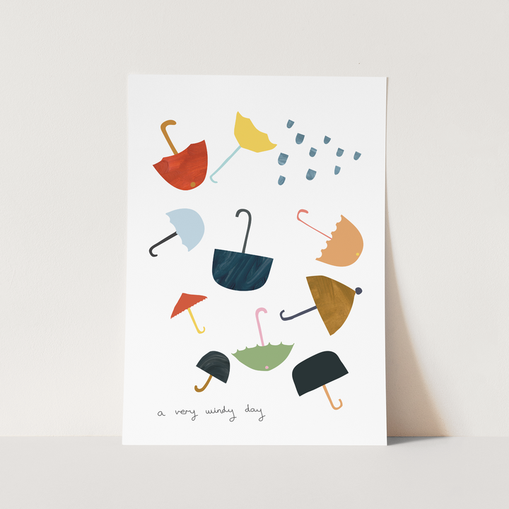 A Very Windy Day / Fine Art Print