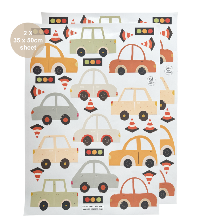 Cars / Fabric Wall Stickers