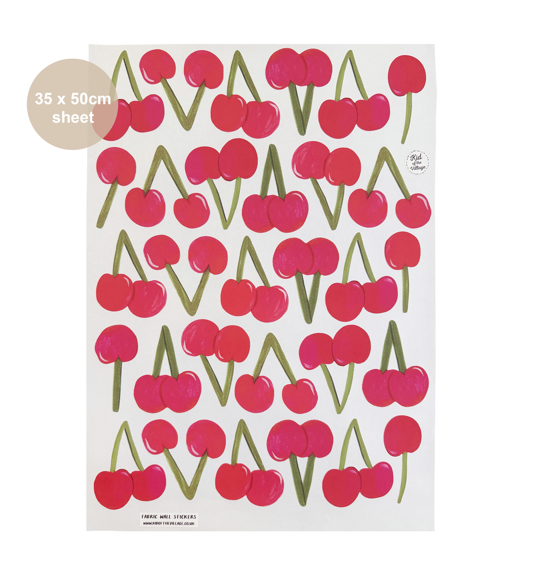 Cherry / Fabric Wall Stickers