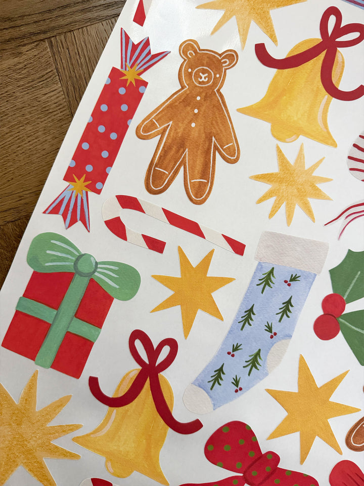 Christmas Merry Mix / Fabric Wall Stickers