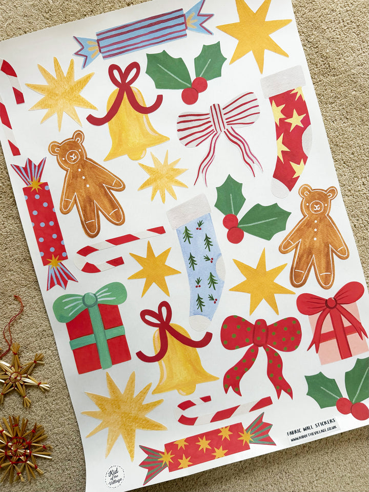 Christmas Merry Mix / Fabric Wall Stickers