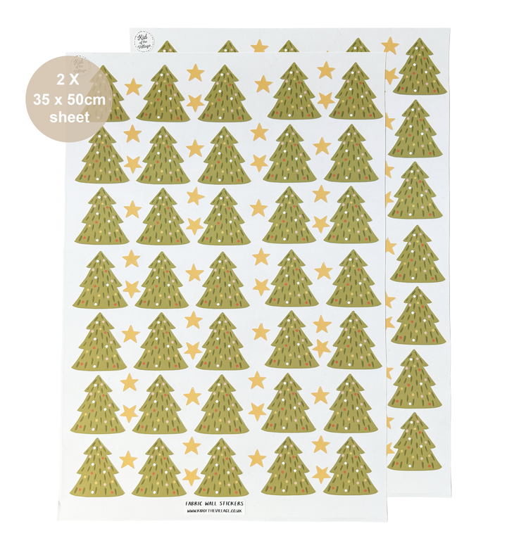 Christmas Tree / Fabric Wall Stickers
