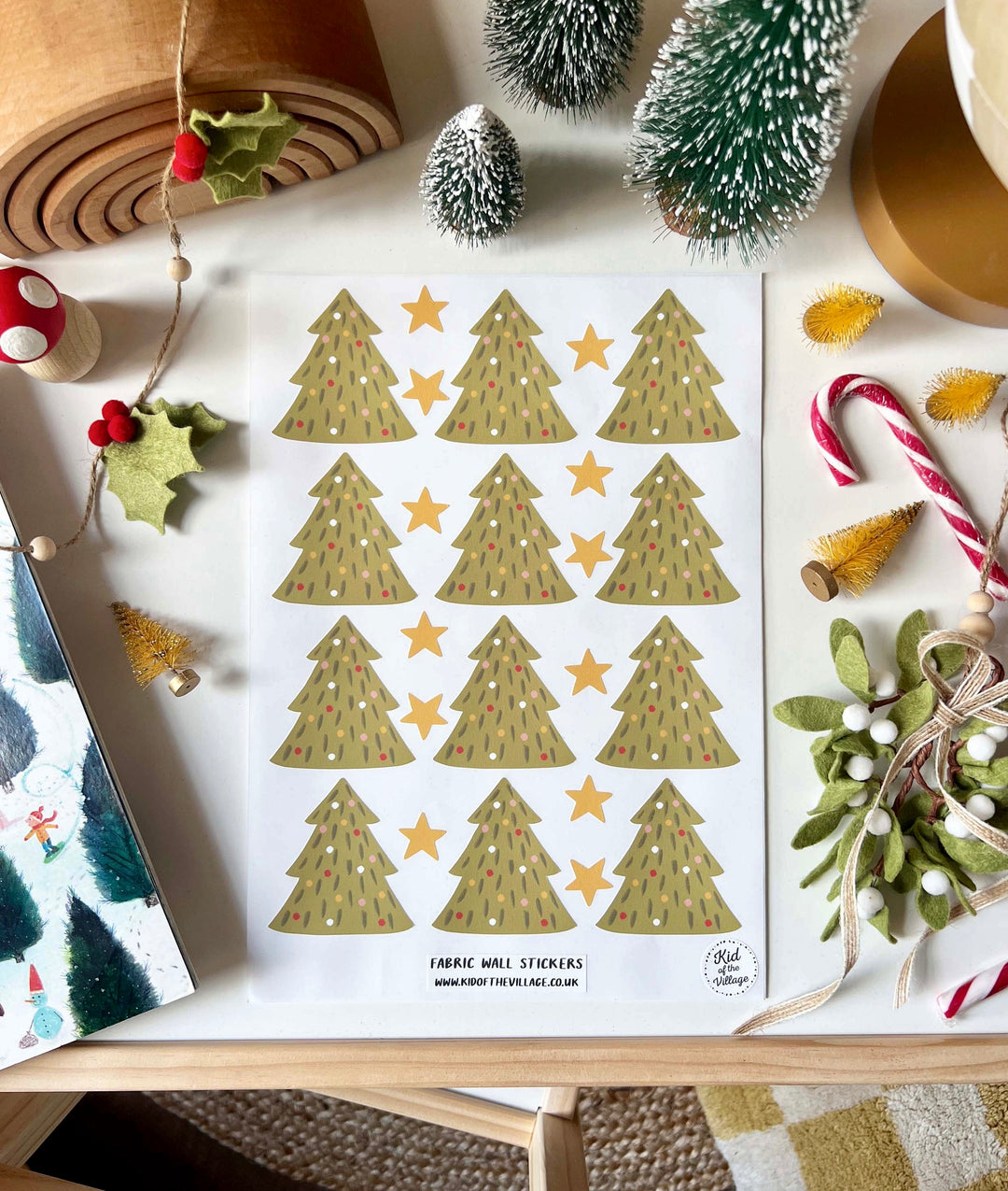 Christmas Tree / Fabric Wall Stickers