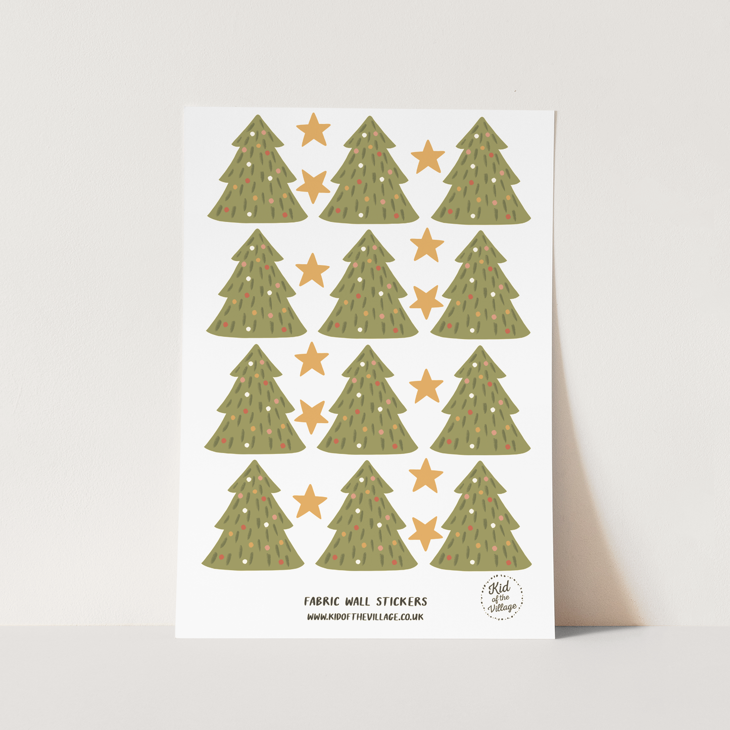 Christmas Tree / Fabric Wall Stickers