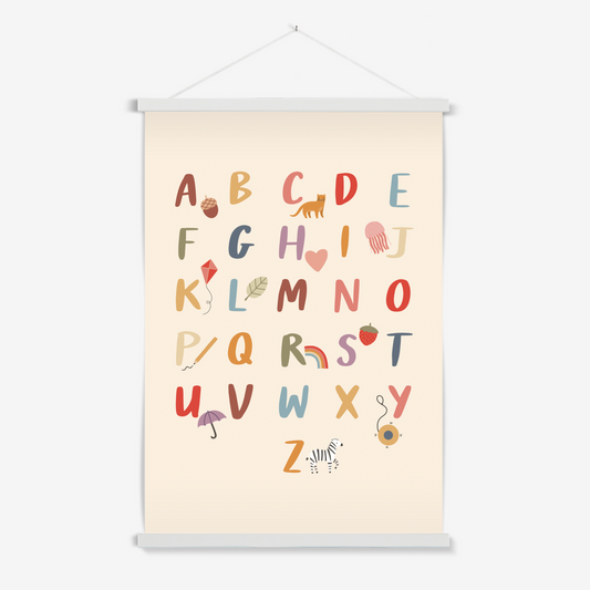 Colourful Alphabet / Print with Hanger