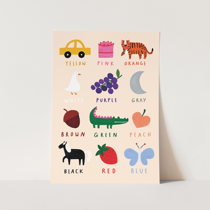 Colors (US spelling) / Fine Art Print