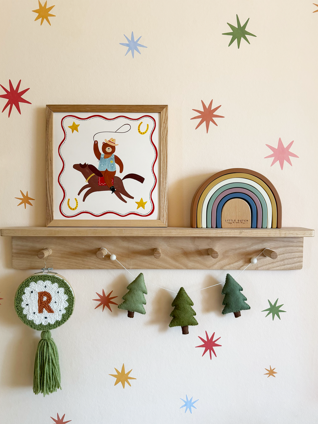 Lucky Cowboy / Framed Print