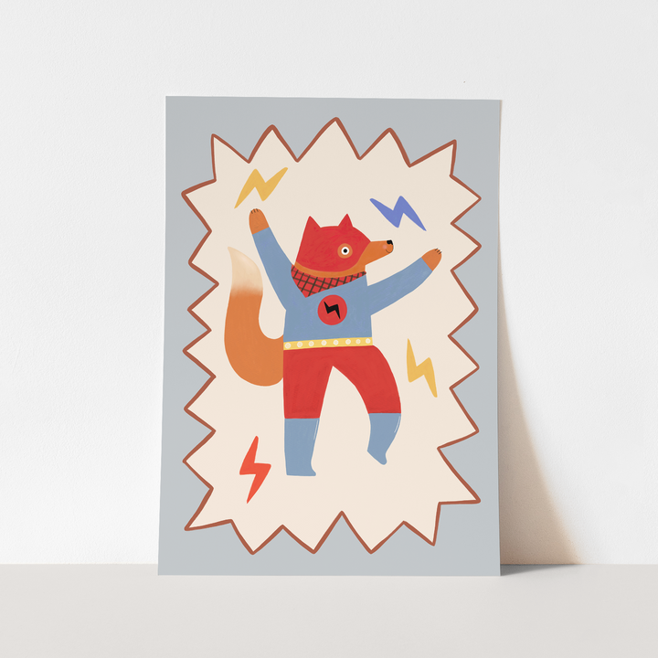 Flash Tail Superhero / Fine Art Print