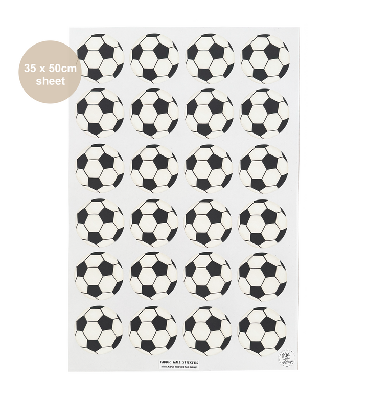 Footballs / Fabric Wall Stickers