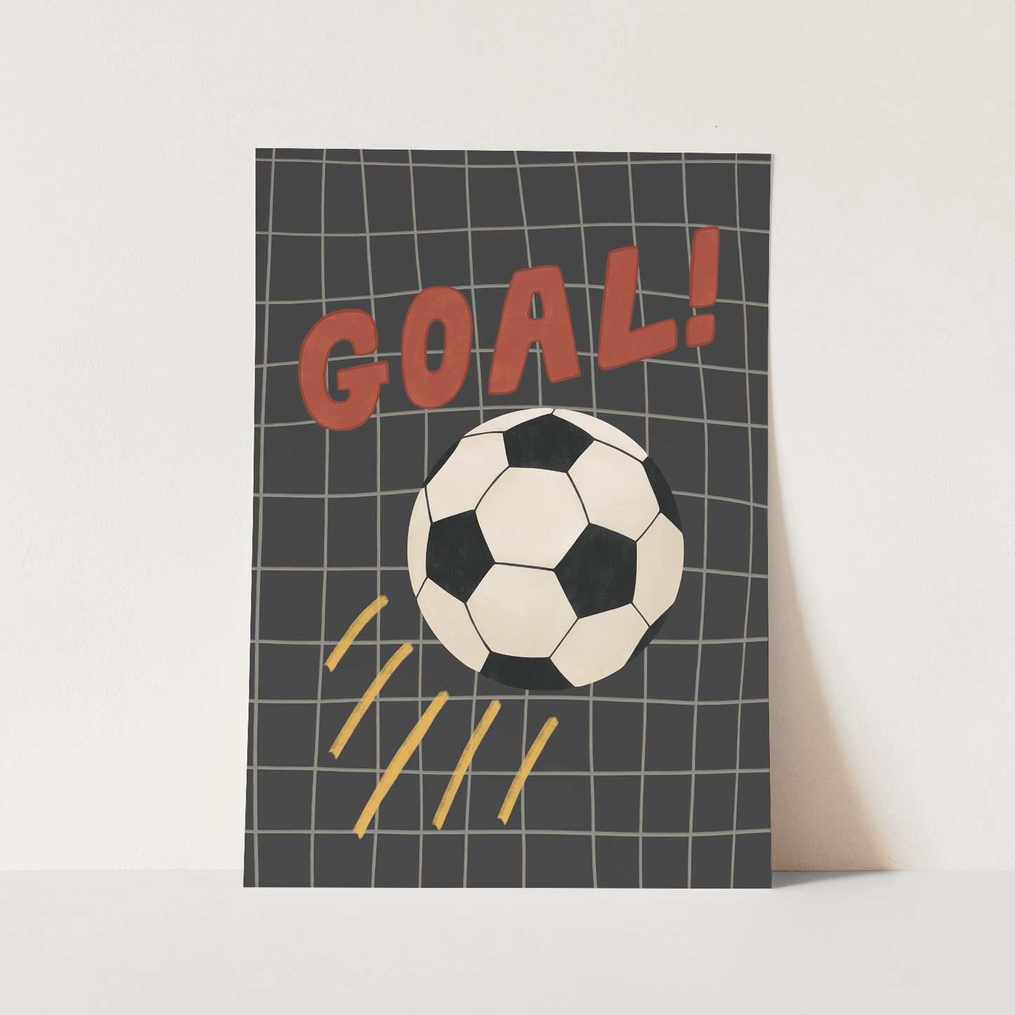 Goal in black / Fine Art Print