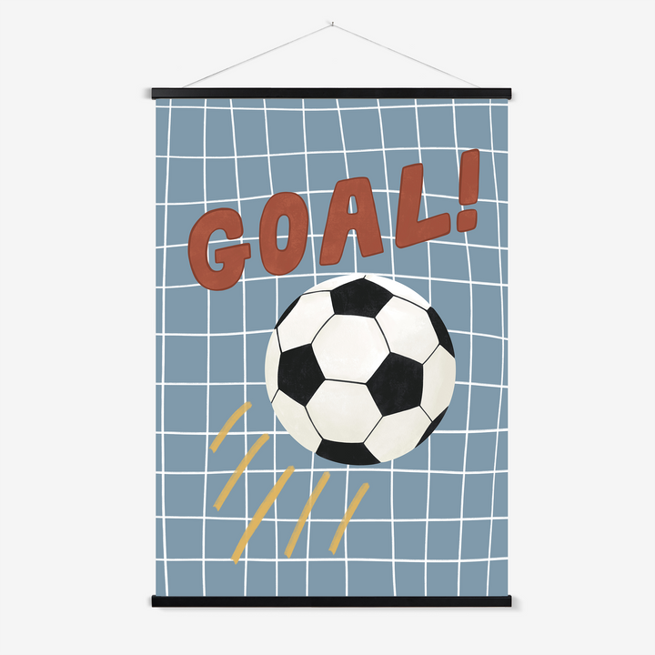 Goal in blue / Print with Hanger