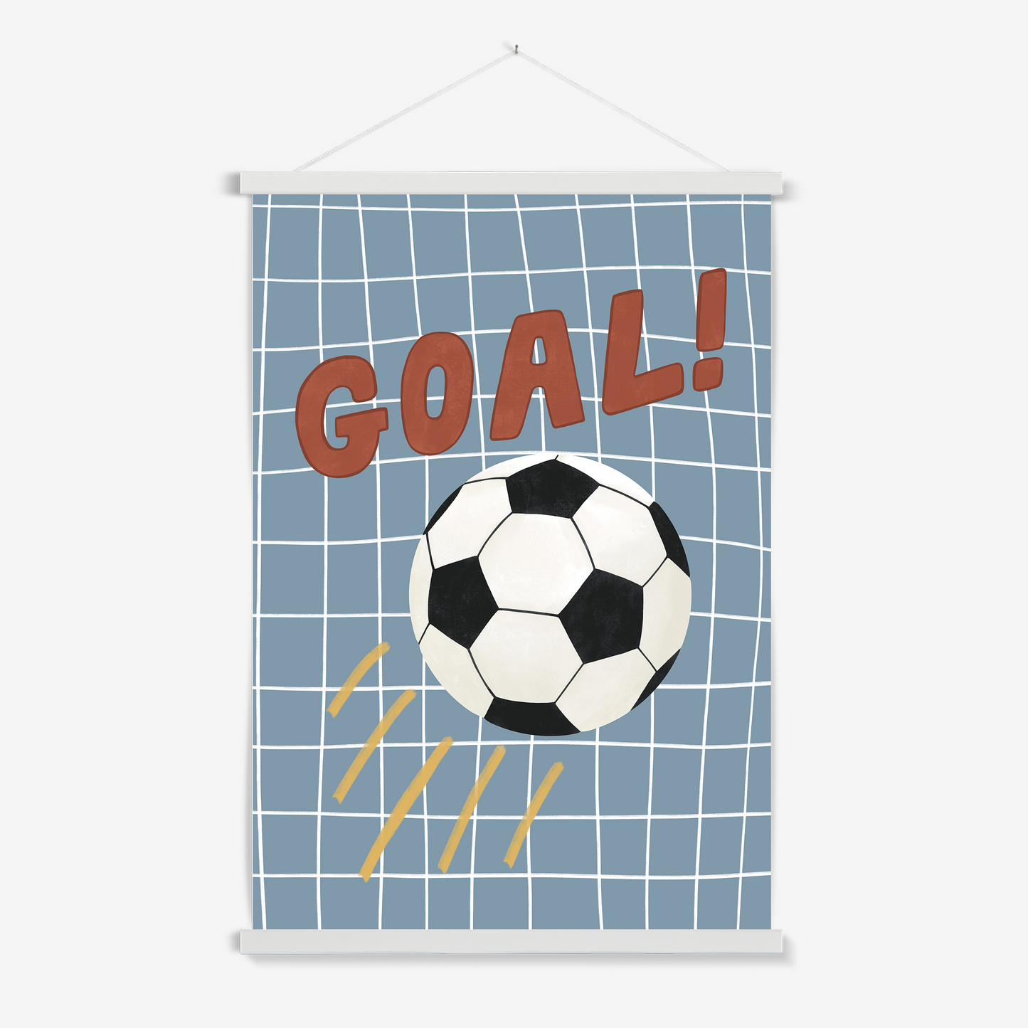 Goal in blue / Print with Hanger