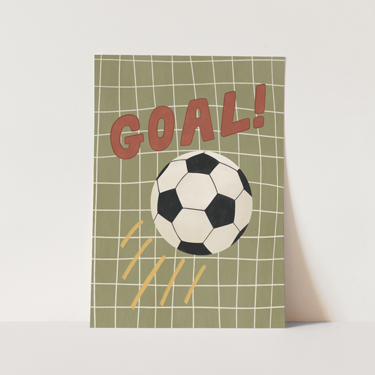 Goal in green / Fine Art Print