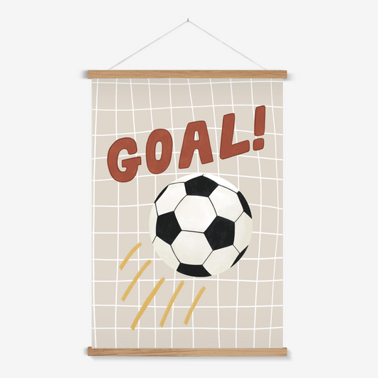 Goal in stone / Print with Hanger