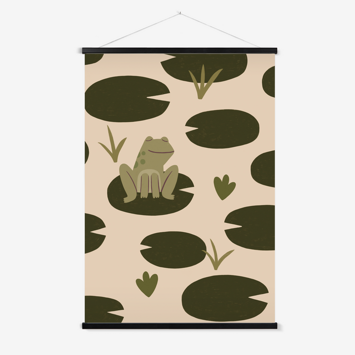 Happy Frog / Print with Hanger