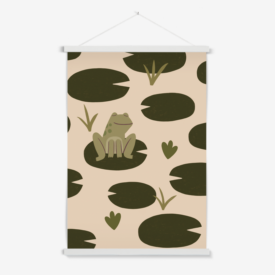 Happy Frog / Print with Hanger