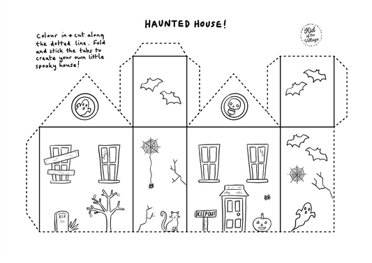 Haunted House Printable