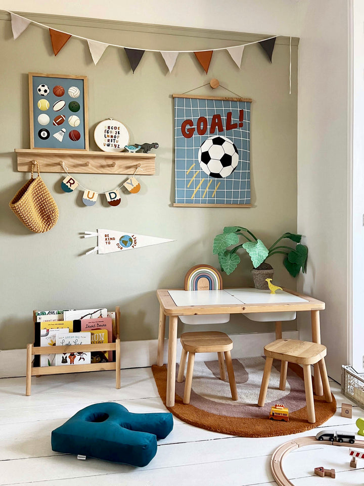 Goal in blue / Print with Hanger
